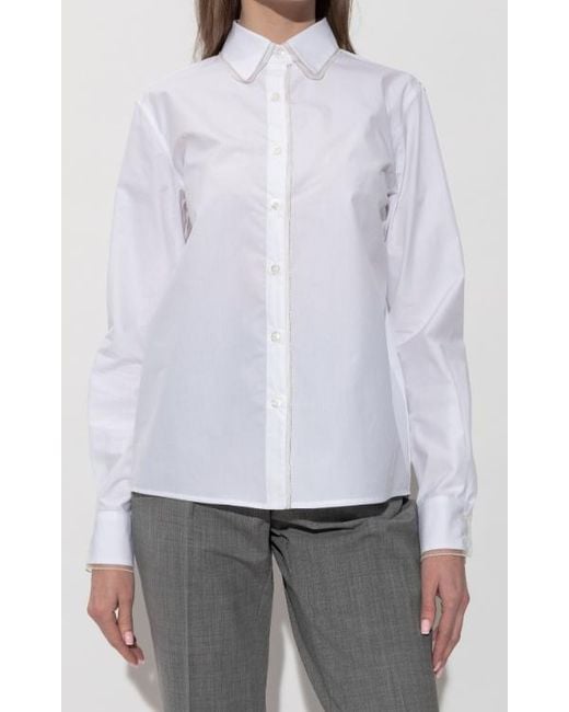 Fabiana Filippi White Logo T-Shirt