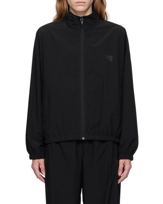 Alexander Wang Black Zipped Track Jacket
