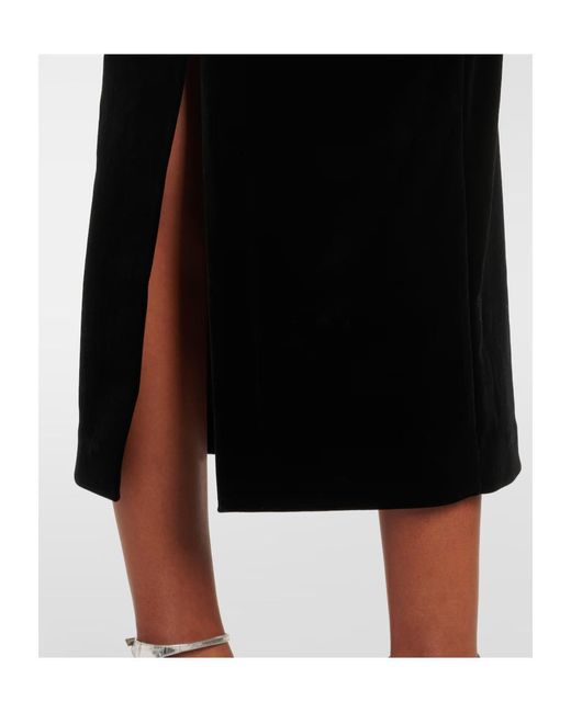 Roland Mouret Black Embellished Strapless Dress