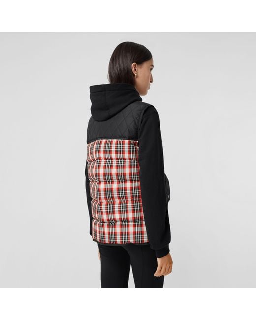 Burberry Multicolor Quilted Tartan Puffer Gilet