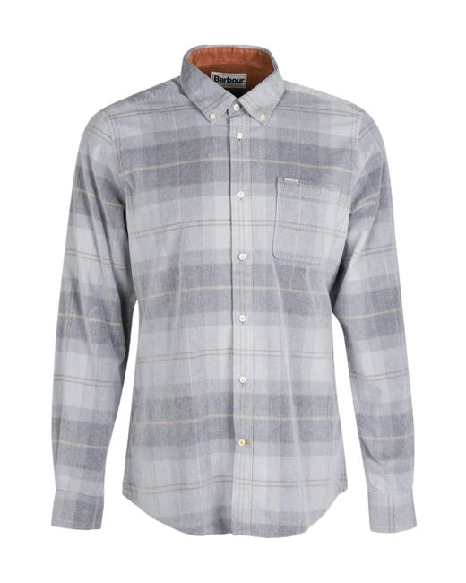 Barbour Blue Blair Tailored Fit Shirt for men