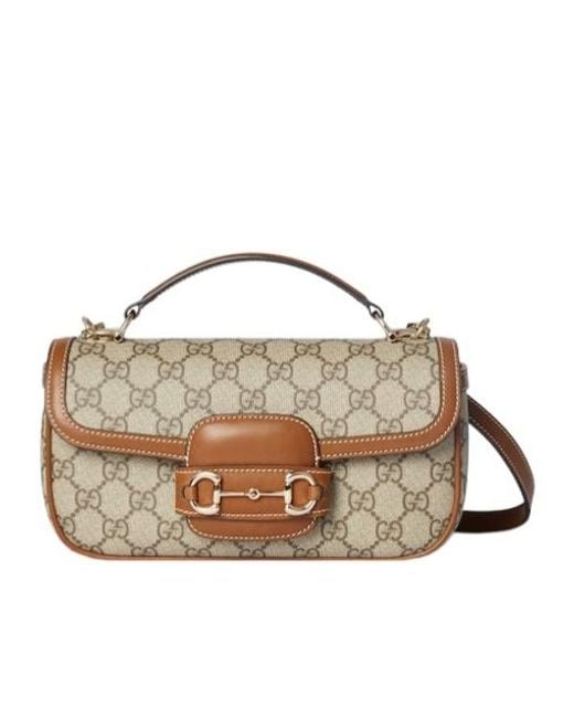 Gucci Metallic Horsebit 1955 Soft Small Top Handle Bag