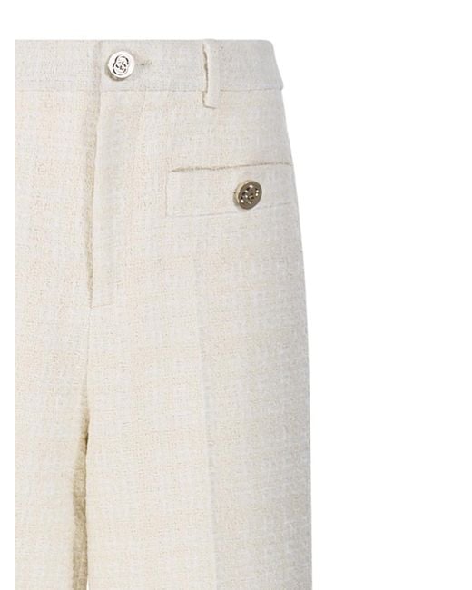 Gucci White Straight-Leg Pants