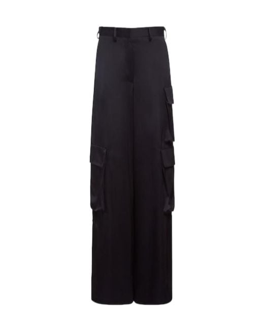Versace Black Work Casual Pants