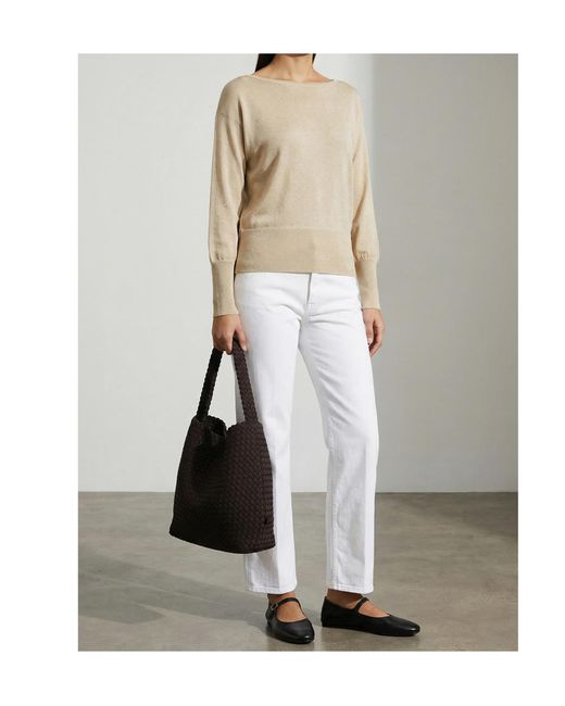 Herno Natural Sequinned Knitted Jumper