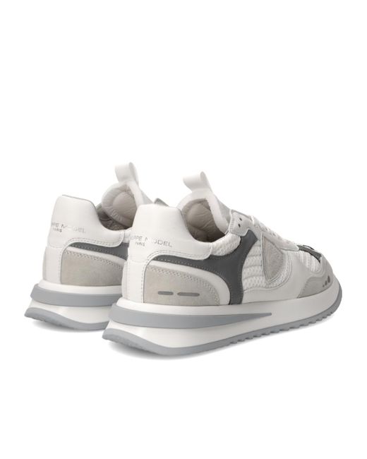 Philippe Model White Olympique Running Sneakers for men
