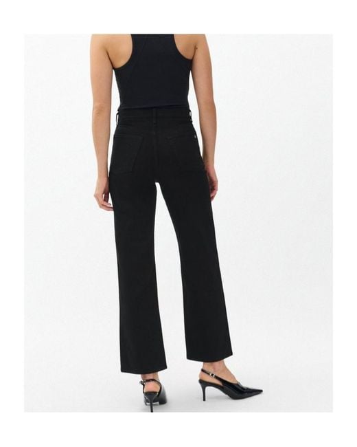 Rag & Bone Black Shea Belt Loop Jeans