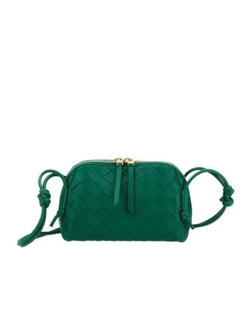 Bottega Veneta Green Concert Shoulder Bag