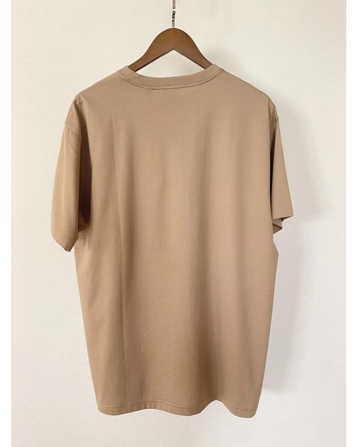 Burberry Natural Logo Printed Crewneck T-Shirt for men