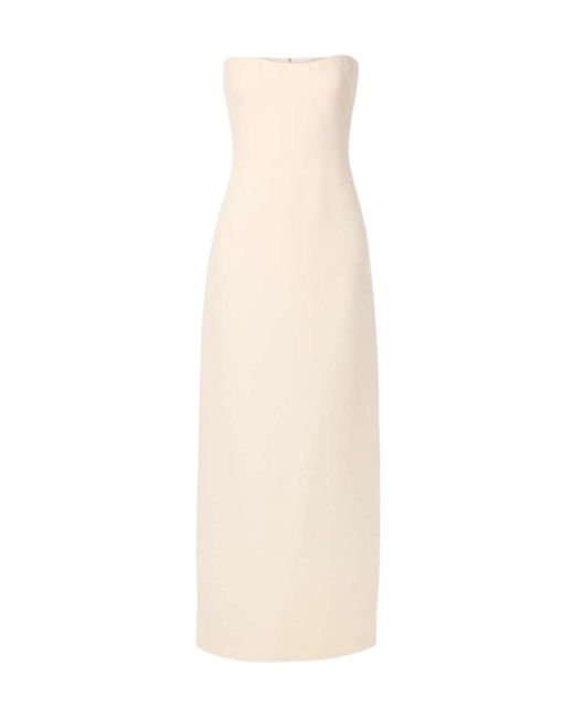 Gabriela Hearst White Tube Top Dress