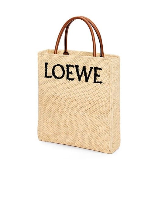 Loewe Natural Logo Embroidered Tote Bag