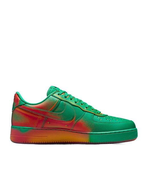 Nike Green Air Force 1 Heatmap for men