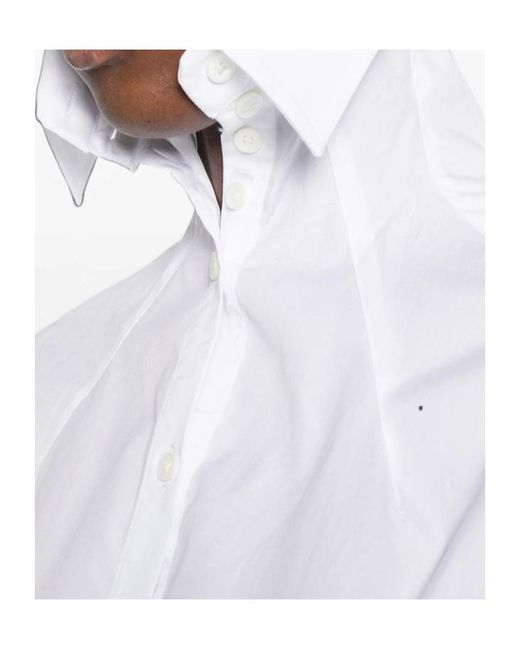 Jean Paul Gaultier White Long-Sleeved Top