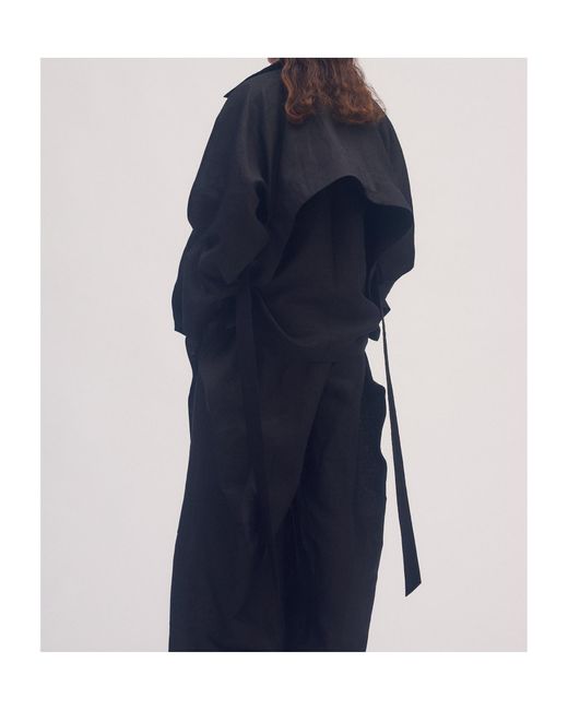 Issey Miyake Black Hempen Jacket