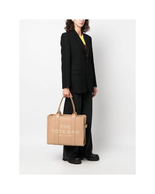 Marc Jacobs Natural Large Logo-Embossed Tote Bag for men