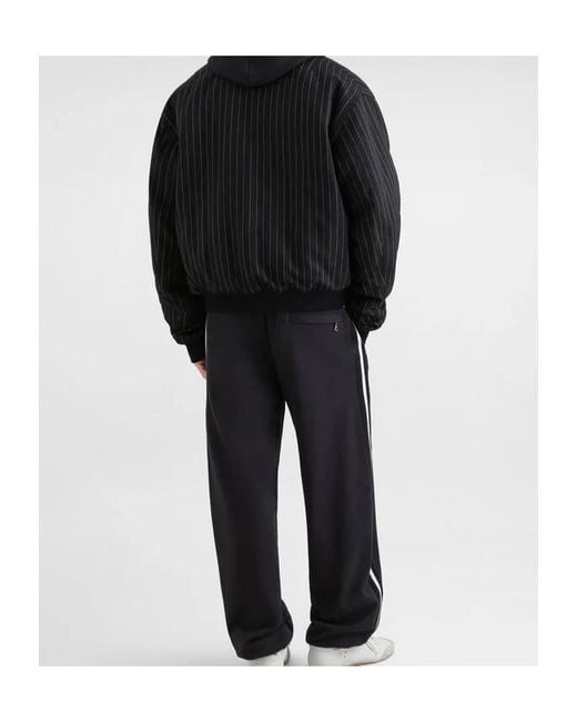 Dolce & Gabbana Black Cotton Fleece Jogging Trousers for men