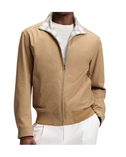 Boss Natural Collared Long-Sleeved Casual Jacket for men