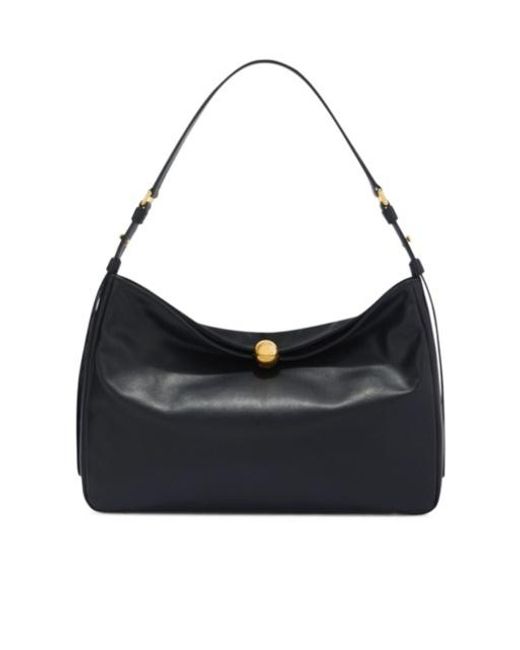 Furla Black Sfera Soft Large Shoulder Bag