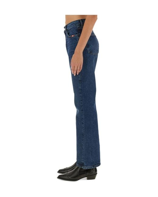 AMISH Blue Kendal Straight Jeans
