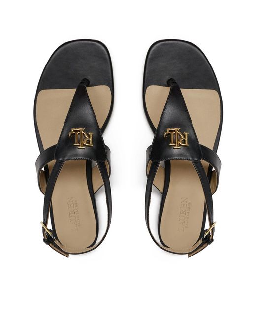 Ralph Lauren Brown Everley Sandals