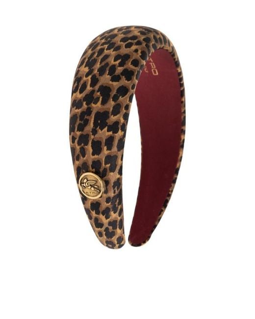 Etro Red Logo Hair Accessories