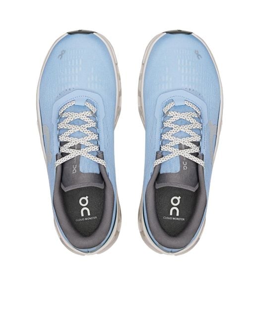 On Shoes Blue Cloudmonster 1 Running Sneakers
