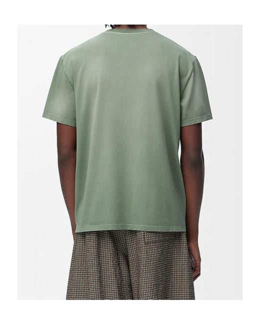 Loewe Green Relaxed Fit T-Shirt for men