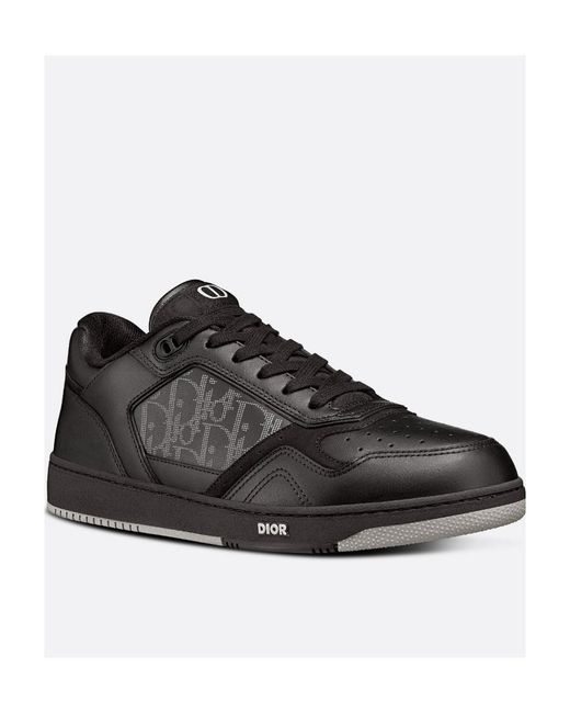 Dior Black Logo Low-Top Leisure Sneakers for men