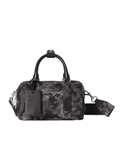 Gucci Black Gg Small Duffle Bag for men