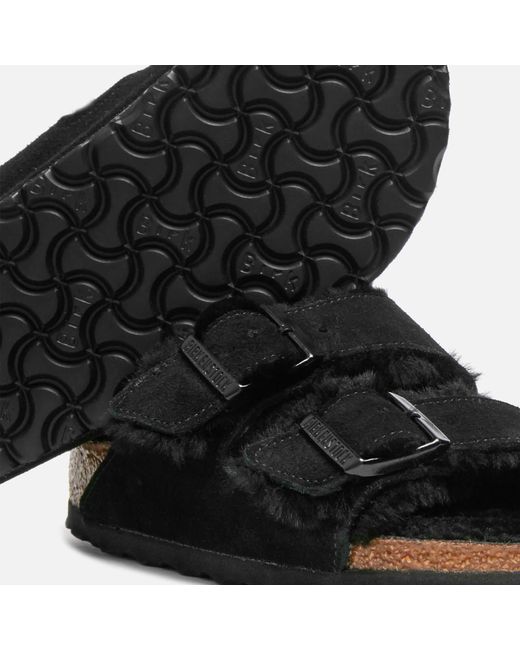Birkenstock Black Buckle Slippers