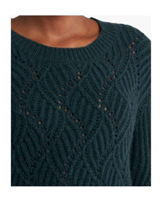 Etro Green Perforated Pattern Cashmere Sweater