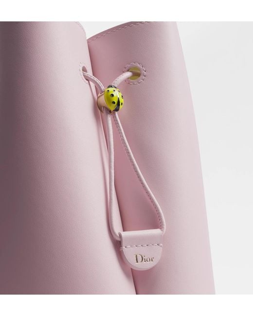 Dior Pink Petit Trèfle Mini Bucket Bag