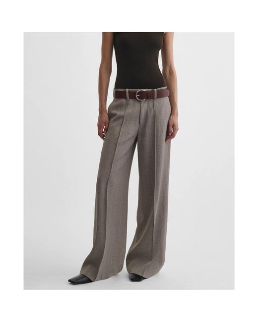 Phoebe Philo Gray Belt Loops Slacks