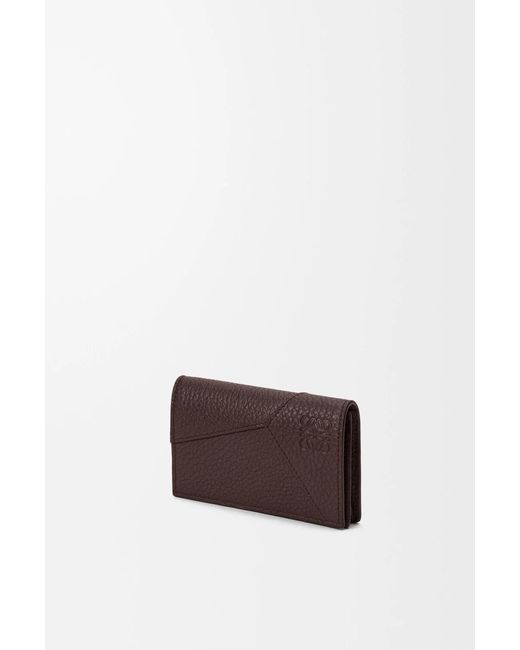 Loewe Brown Puzzle Business Cardholder for men