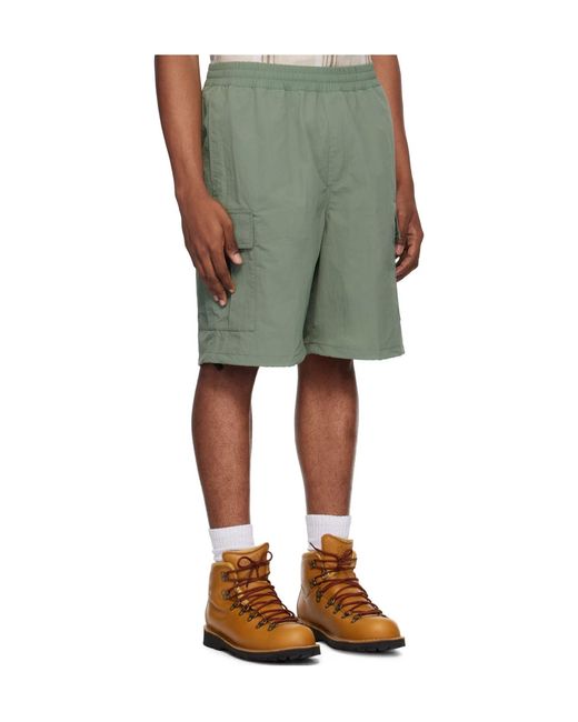 Carhartt Green Evers Cargo Shorts for men