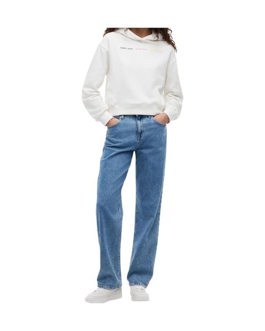 Tommy Hilfiger White Long-Sleeved Sweatshirt