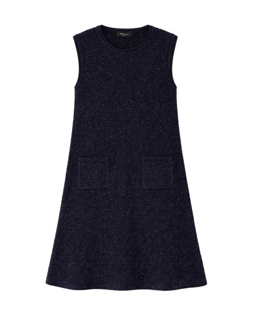 Fabiana Filippi Blue Sleeveless Dress