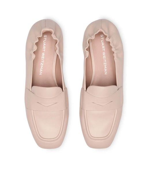 Stuart Weitzman Pink Bryant Loafer