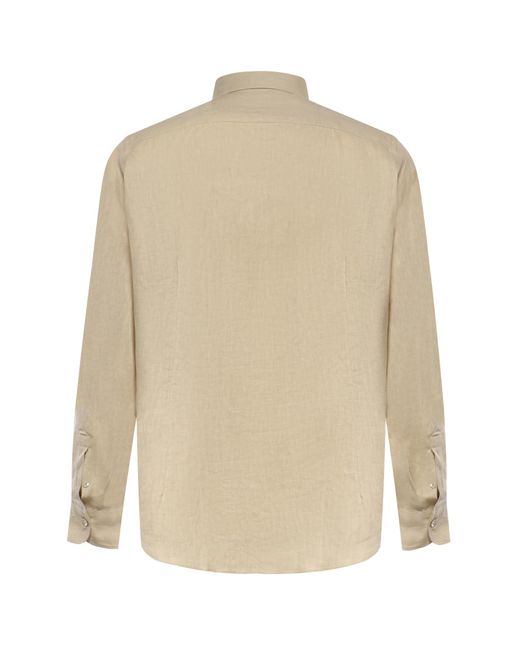 Eleventy Natural Classic Long-Sleeve Shirt for men