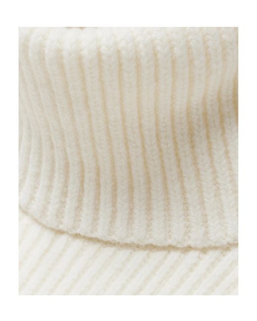 Jonathan Simkhai White Maple Ribbed Turtleneck Top