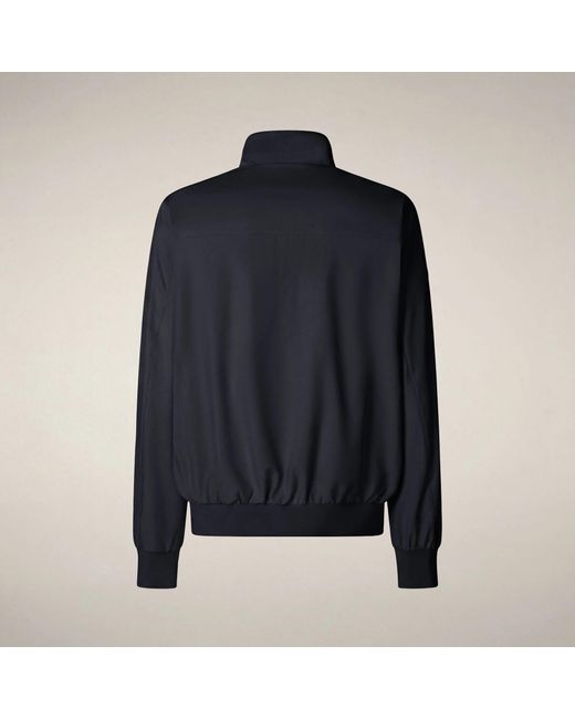 Save The Duck Blue Tech Waterproof Bomber Jacket for men