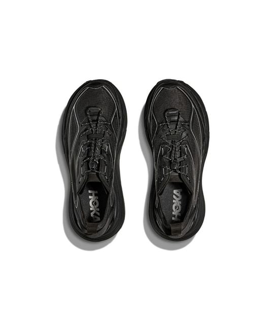 Hoka One One Black Stinson One7 Low Top Running Shoes for men