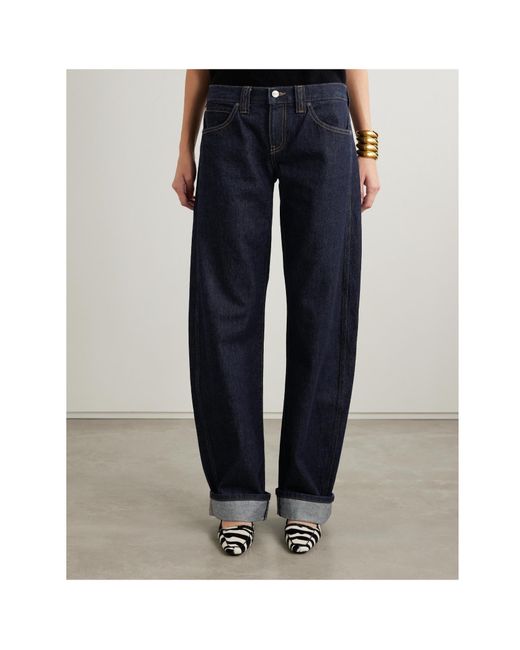 Khaite Blue Karo Straight-Leg Jeans