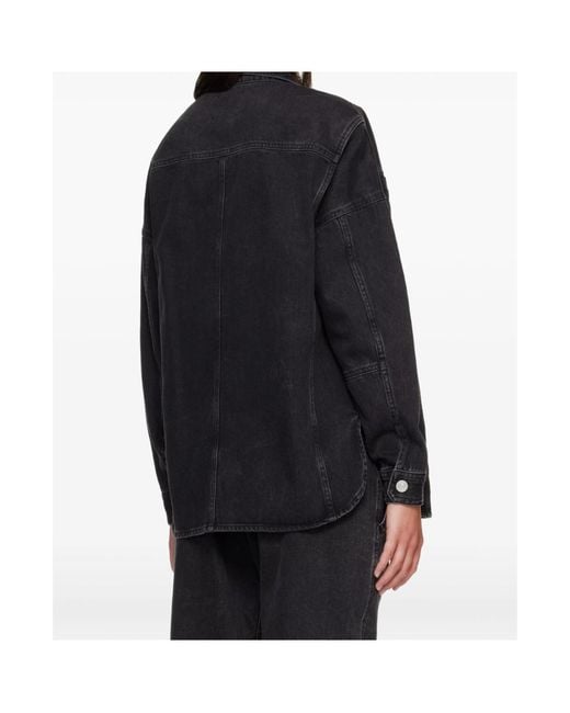 Isabel Marant Black Button-Up Shirt
