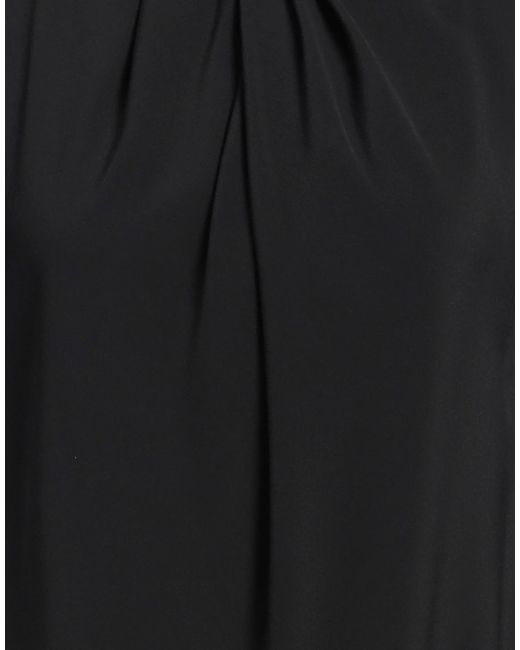 Rick Owens Black Stylish Solid-Color Sleeveless Top