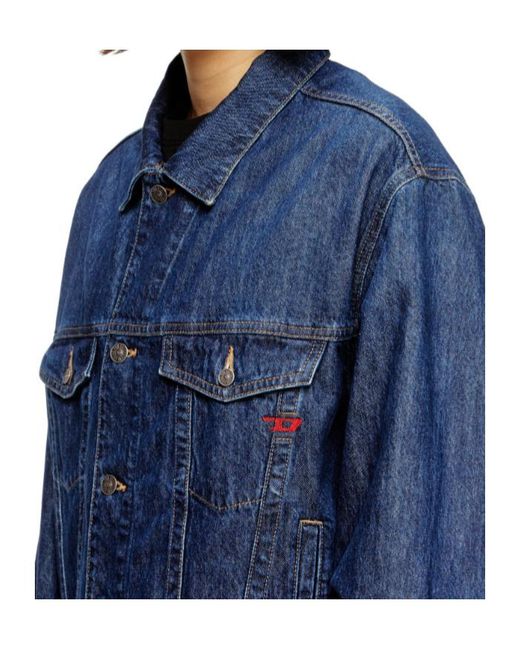 DIESEL Blue D-Ranger Denim Jacket for men
