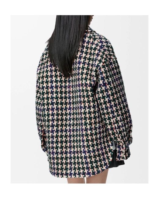 Loewe Black Leather-Trimmed Overshirt