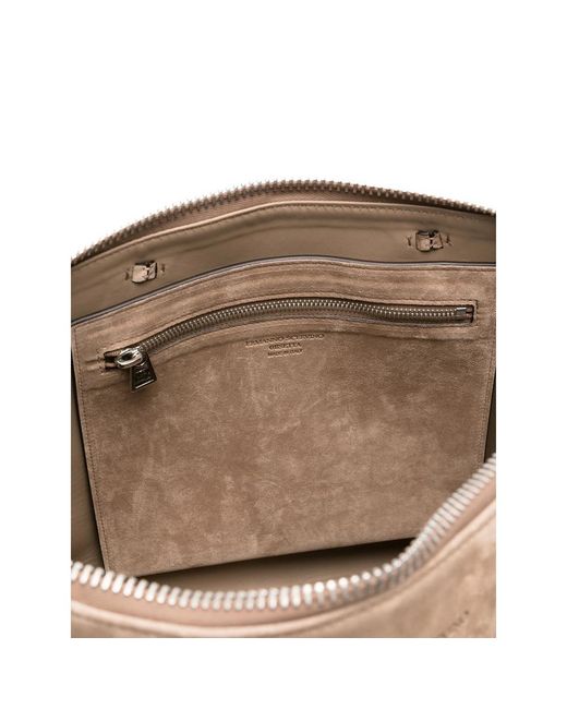 Ermanno Scervino Natural Double Handle Tote Bag