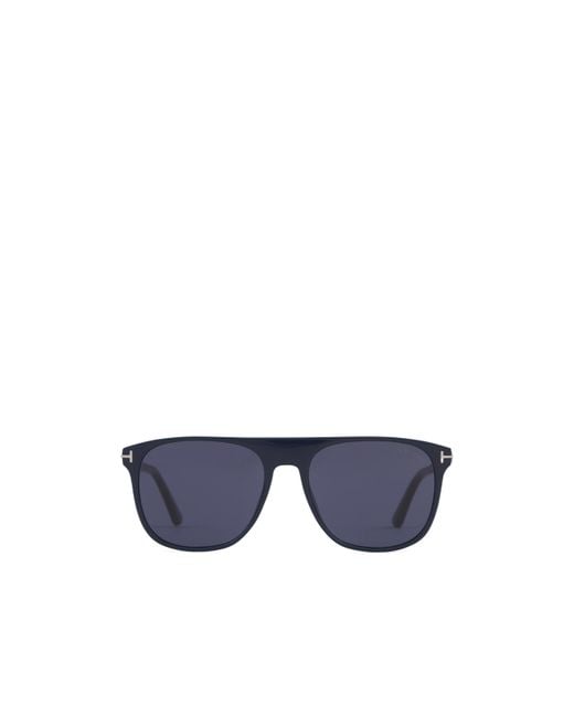 Tom Ford Blue Rectangular Sunglasses for men