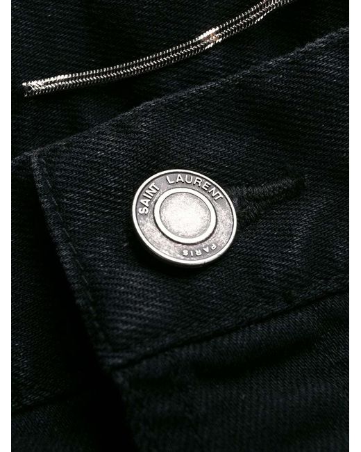 Saint Laurent Black Straight Leg Jeans for men